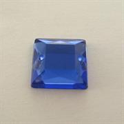 P.CUC.ACRILICA CARRE'10X10MM ZAFFIRO (24)