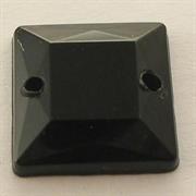 P.CUC.ACRILICA CARRE'14X14MM NERO (1)