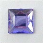 P.CUC.ACRILICA CARRE'14X14MM VIOLA TANZANITE (11)