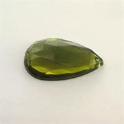 P.CUC.ACRILICA GOCCIA 11x20MM VERDE OLIVINE (29)