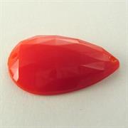 P.CUC.ACRILICA GOCCIA 16x26MM ROSSO LACCA (A215)