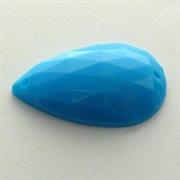 P.CUC.ACRILICA GOCCIA 16x26MM TURCHESE (A216)