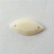 P.CUC.ACRILICA NAVETTA 7x15MM AVORIO (A27NE)