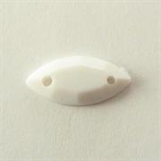 P.CUC.ACRILICA NAVETTA 7x15MM BIANCO GESSO (A210)