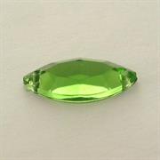 P.CUC.ACRILICA NAVETTA 7x15MM VERDE PERIDOT (16)