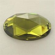 P.CUC.ACRILICA OVALE 18x25MM VERDE OLIVINE (29)