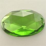 P.CUC.ACRILICA OVALE 18x25MM VERDE PERIDOT (16)