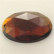 P.CUC.ACRILICA OVALE 18x25MM TOPAZIO BRUCIATO (13)