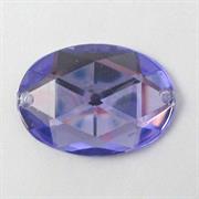 P.CUC.ACRILICA OVALE 18x25MM VIOLA TANZANITE (11)