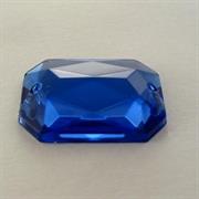 P.CUC.ACRILICA RETTANGOLO 13x18MM ZAFFIRO (24)