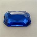 P.CUC.ACRILICA RETTANGOLO 13x18MM ZAFFIRO (24)