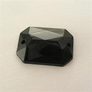 P.CUC.ACRILICA RETTANGOLO 13x18MM NERO (1)