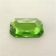 P.CUC.ACRILICA RETTANGOLO 13x18MM VERDE PERIDOT (16)