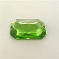 P.CUC.ACRILICA RETTANGOLO 13x18MM VERDE PERIDOT (16)