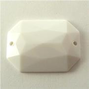 P.CUC.ACRILICA RETTANGOLO 18x25MM BIANCO GESSO (A210)