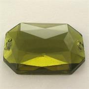 P.CUC.ACRILICA RETTANGOLO 18x25MM VERDE OLIVINE (29)