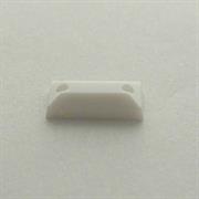 P.CUC.ACRILICA RETTANGOLO 5x10MM BIANCO GESSO (A210)