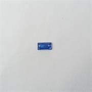 P.CUC.ACRILICA RETTANGOLO 5x10MM ZAFFIRO (24)