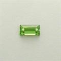 P.CUC.ACRILICA RETTANGOLO 5x10MM VERDE PERIDOT (16)