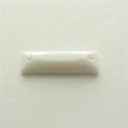 P.CUC.ACRILICA RETTANGOLO 5x15MM BIANCO GESSO (A210)