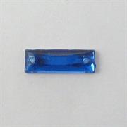 P.CUC.ACRILICA RETTANGOLO 5x15MM ZAFFIRO (24)