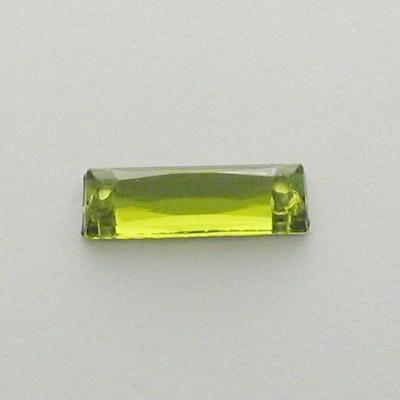 P.CUC.ACRILICA RETTANGOLO 5x15MM VERDE OLIVINE (29)