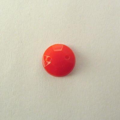 P.CUC.ACRILICA TONDO 9MM ROSSO LACCA (A215)