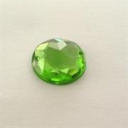 P.CUC.ACRILICA TONDO 13MM VERDE PERIDOT (16)