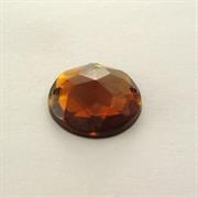 P.CUC.ACRILICA TONDO 13MM TOPAZIO BRUCIATO (13)