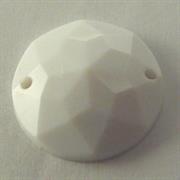 P.CUC.ACRILICA TONDO 18MM BIANCO GESSO (A210)