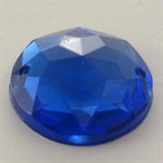 P.CUC.ACRILICA TONDO 18MM ZAFFIRO (24)