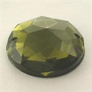 P.CUC.ACRILICA TONDO 18MM VERDE OLIVINE (29)