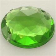 P.CUC.ACRILICA TONDO 18MM VERDE PERIDOT (16)