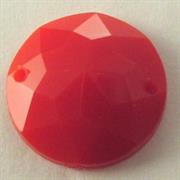P.CUC.ACRILICA TONDO 18MM ROSSO LACCA (A215)