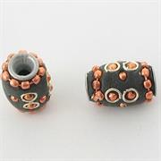 PERLA SRI NAGAR 1008 BARILOTTO MM18x12 NERO INS.RAME