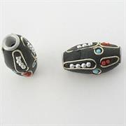 PERLA SRI NAGAR 1015 OLIVETTA MM27x14 NERO INS.ARG.E COLORI