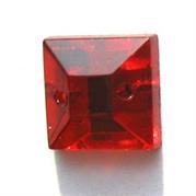 P.CUC.VETRO CARRE'8X8MM ROSSO SIAM
