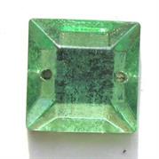P.CUC.VETRO CARRE'10X10MM PERIDOT 245