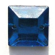 P.CUC.VETRO CARRE'10X10MM TURCHESE 144