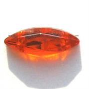 P.CUC.VETRO NAVETTA 14X5MM ARANCIONE 363