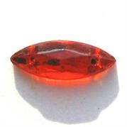 P.CUC.VETRO NAVETTA 14X5MM ARANCIONE SCURO 368