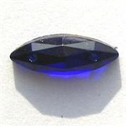 P.CUC.VETRO NAVETTA 14X5MM BLU 162