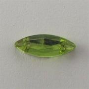 P.CUC.VETRO NAVETTA 14x5MM OLIVINE