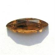 P.CUC.VETRO NAVETTA 14X5MM TOPAZIO BRUCIATO 407