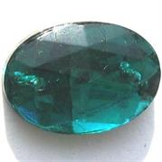 P.CUC.VETRO OVALE 16X11MM SMERALDO 312