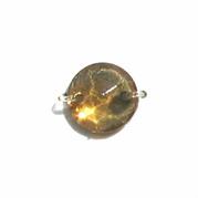 P.CUC.VETRO TONDO 7MM TOPAZIO BRUCIATO 407