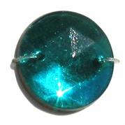 P.CUC.VETRO TONDO 16MM SMERALDO 312