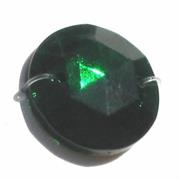 P.CUC.VETRO TONDO 16MM VERDE ERBA 300