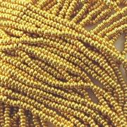 ROCAILLES BOEMIA 10/0 ORO ANTICO Infilato