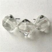 ROMBETTO VETRO BOEMIA 6MM CRISTALLO